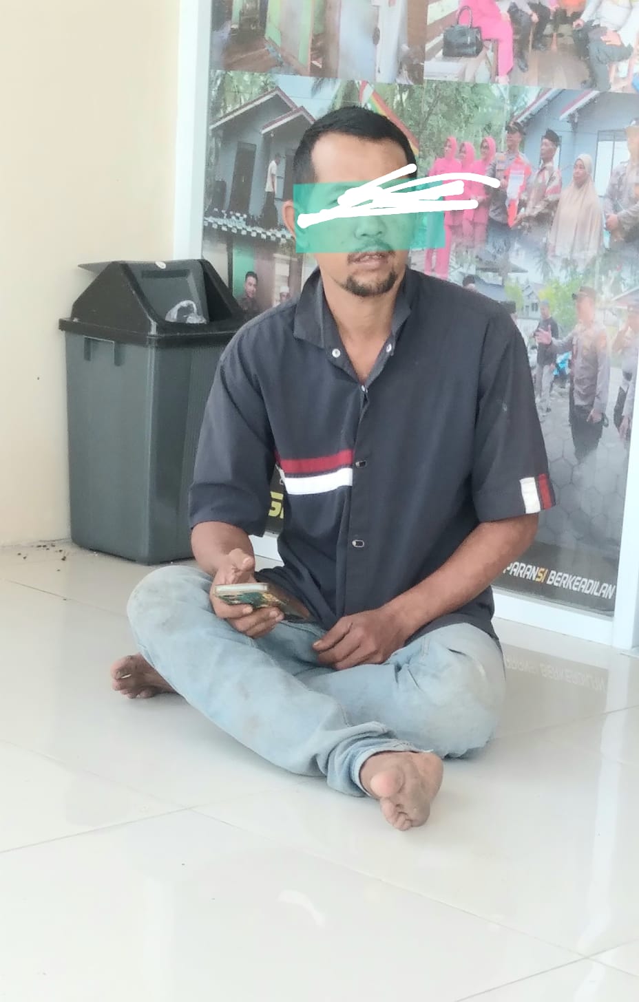 Nginep di Rumah Mertua Adik Kandung, Pria 35 Tahun Nekat Gasak HP! Sempat Diteriaki Maling dan Diamuk Warga, Kasus Berujung Damai di Polsek Sei Beringin