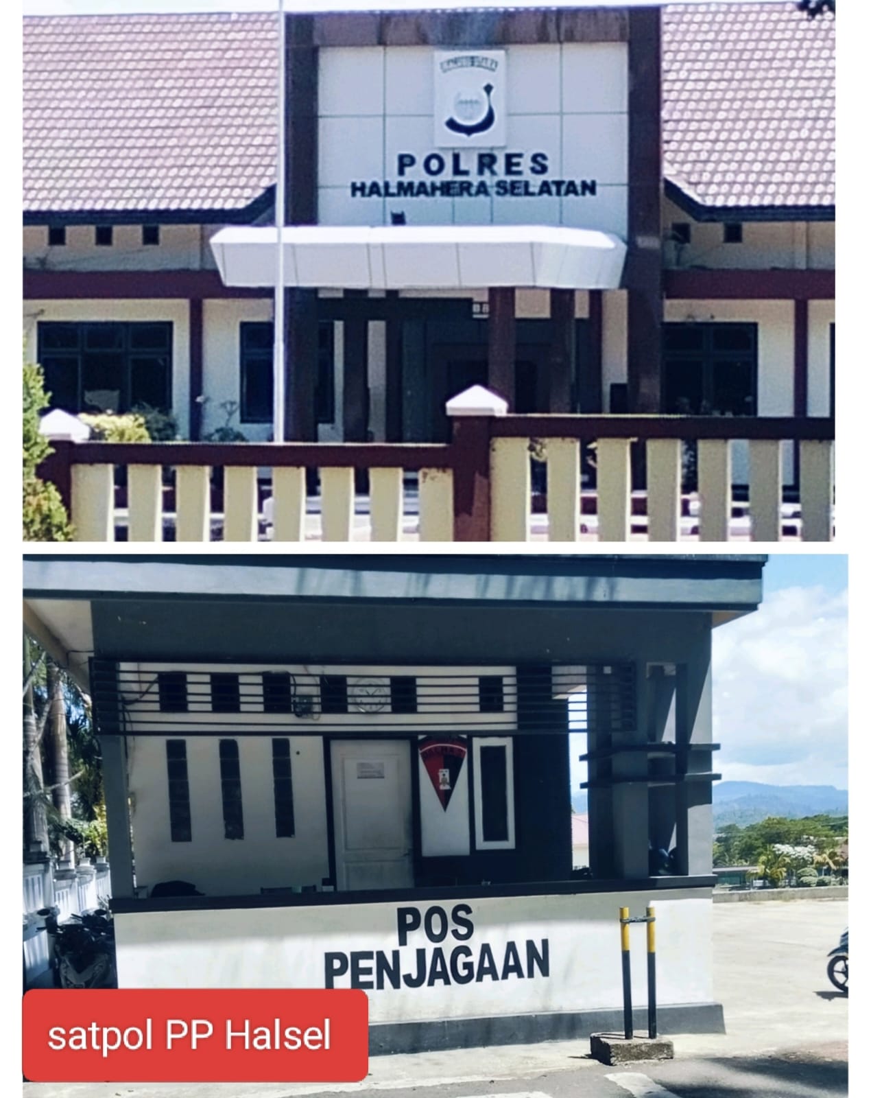 POLRES DAN SATPOL PP KAB. HALMAHERA SELATAN PILIH KASIH