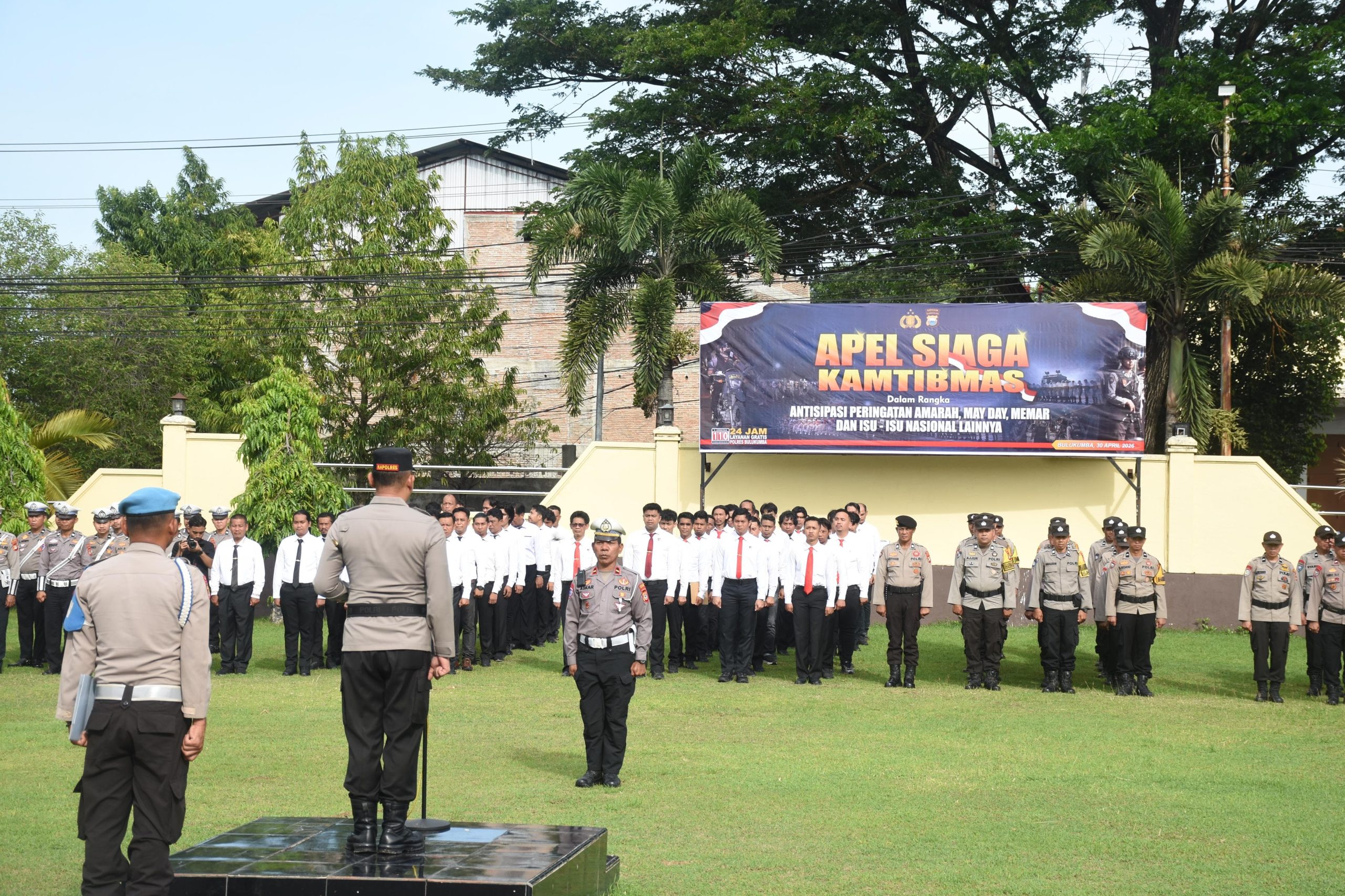 Gelar Apel Polres Bulukumba Siaga Kamtibmas Pasca Operasi Ketupat 2026