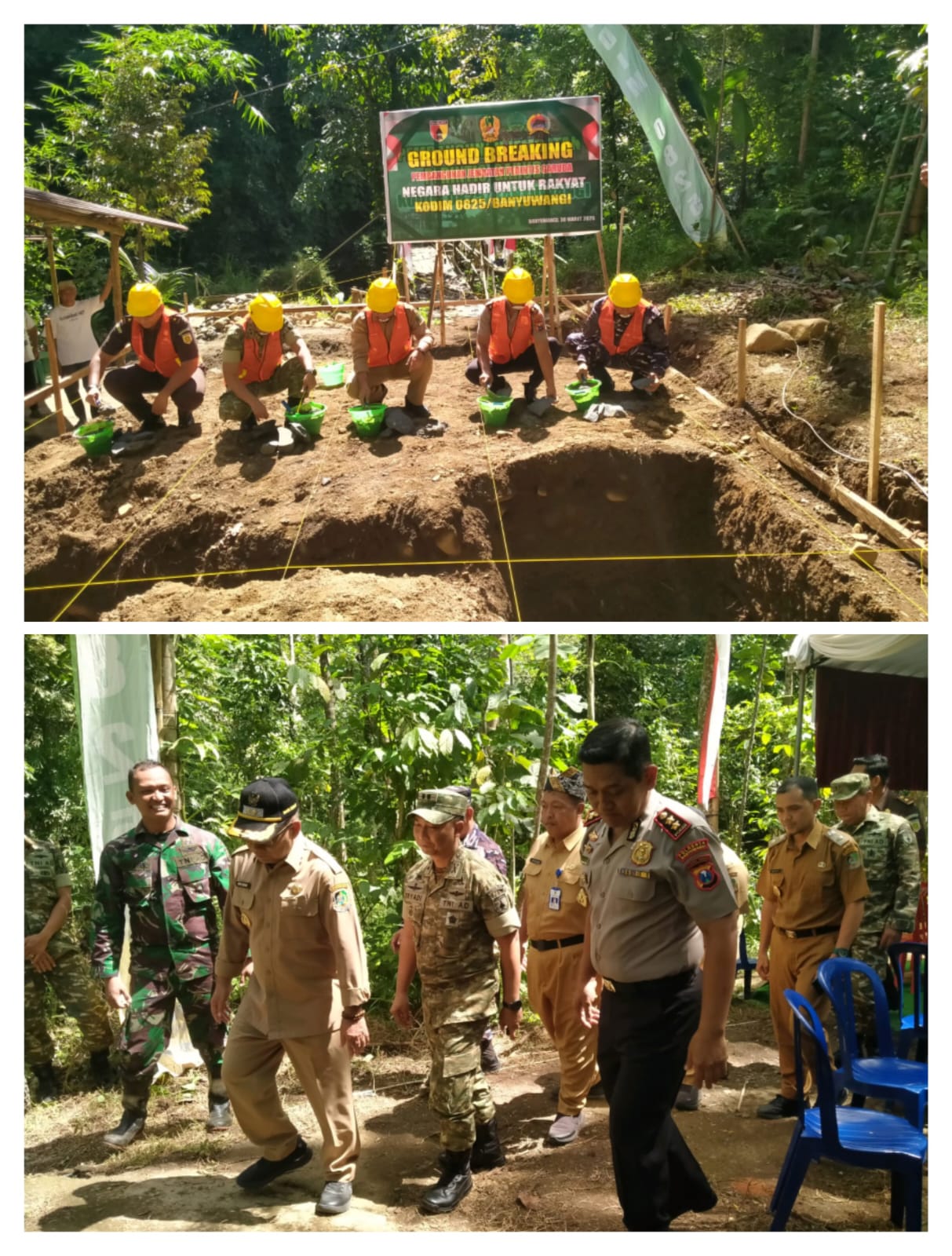 Dandim 0825 Banyuwangi Pimpin Tonggak Bersejarah: Jembatan Perintis Garuda Resmi Dibangun, Denyut Harapan Warga Songgon Dimulai
