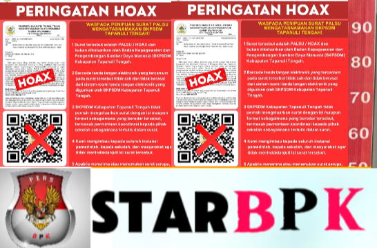 Klarifikasi Kepala BKPSDM Tapanuli Tengah Tentang Surat Palsu Kepada Kepala Sekolah