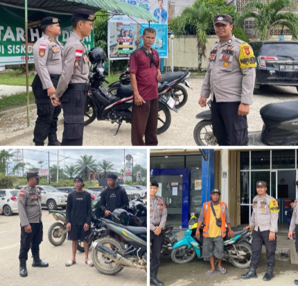 Cegah Gangguan Kamtibmas, Personel Polsek Sekayam Gelar Patroli Rutin di Balai Karangan