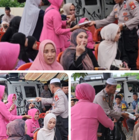 Berburu Pahala di Bulan Suci Ramadhan, Aiptu Arifuddin Sedekah Al-Qur’an.