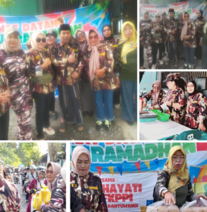 MALAHAYATI sebagai Sayap dari GM FKPPI 1325 Berbagi Takjil di Bulan Suci Ramadhan di Banyuwangi