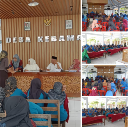 Penyaluran Insentif Kader Posyandu Desa Kebaman Srono .
