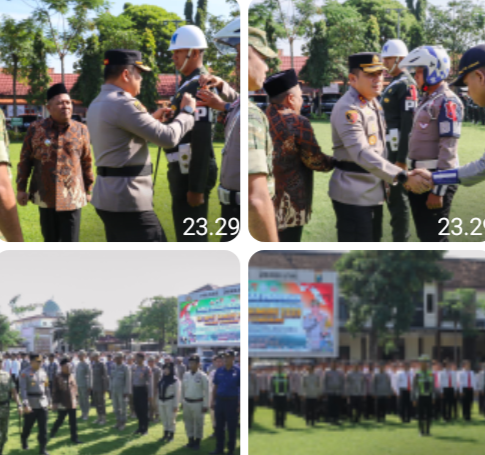 Apel Gelar Pasukan Operasi Ketupat Semeru 2026, polres Jombang Siap Kawal Mudik Lebaran*