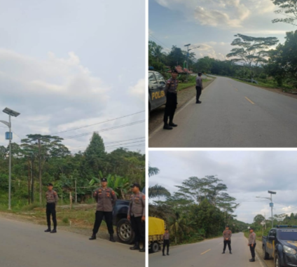 Ramadan Aman dan Tertib, Polsek Sekayam Tingkatkan Patroli di Kawasan Lintas Malindo