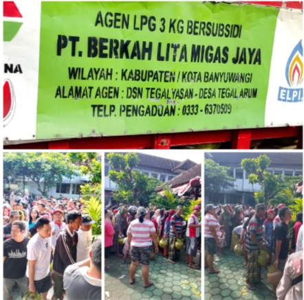 Antrean Elpiji 3 Kg di Rogojampi Picu Keluhan Warga