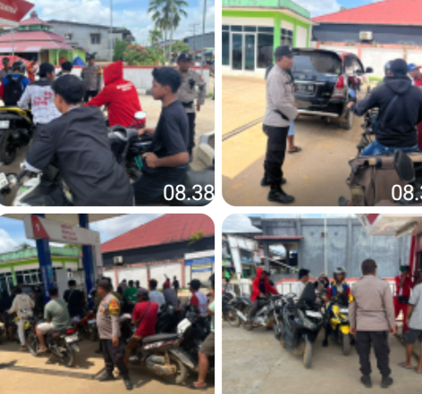 Distribusi BBM Kondusif, Polisi Tingkatkan Pengamanan di Wilayah Meliau