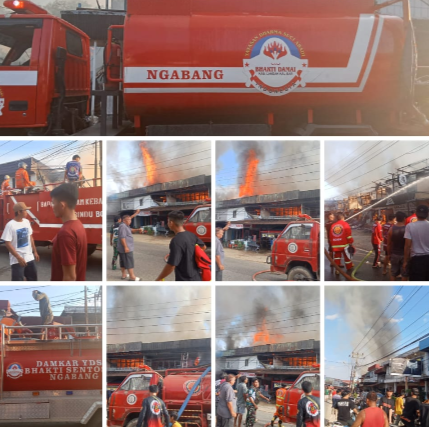 PERISTIWA MUSIBAH KEBAKARA DI PASAR SOSOK.