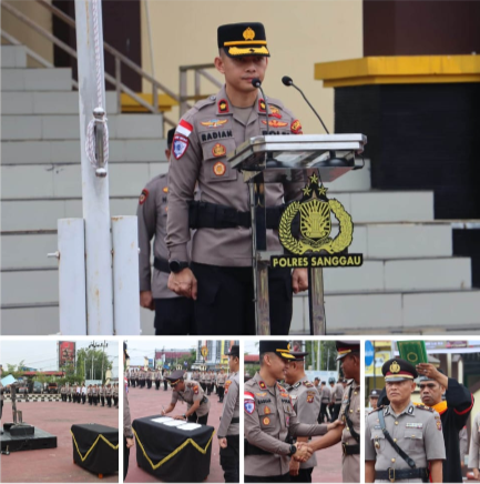 Sertijab Kabaglog Polres Sanggau, Wujud Penguatan Kinerja dan Regenerasi Polri