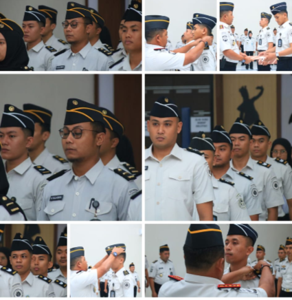 Kalapas Banyuwangi Sematkan Tanda Pangkat Baru: Semakin Tinggi Pangkat, Semakin Besar Tanggung Jawabnya