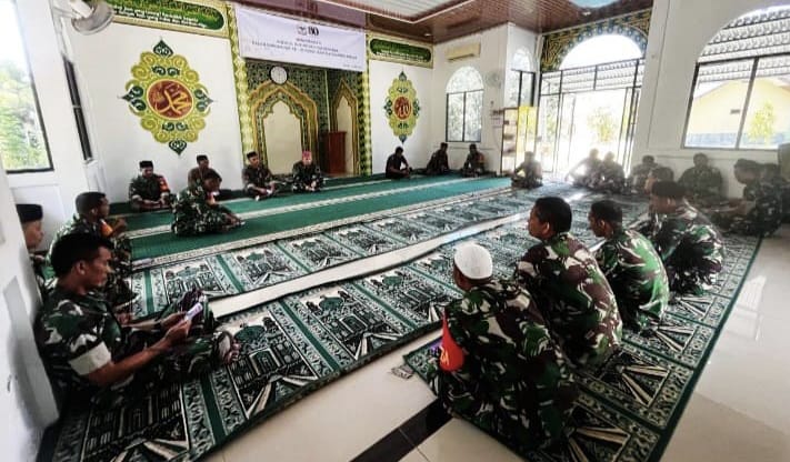 Kodim 0112/Sabang Gelar Shalat Dzuhur Berjamaah dan Doa Bersama untuk Prajurit yang Gugur dan Personel Tugas Operasi