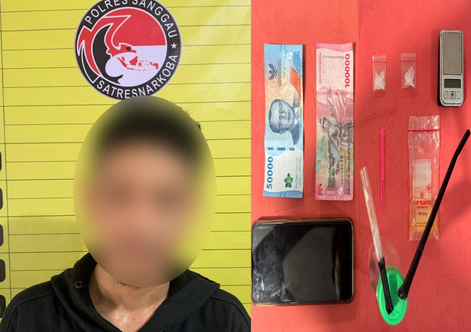 Dua Warga Kapuas Ditangkap, Polres Sanggau Amankan Sabu Lebih dari 4 Gram