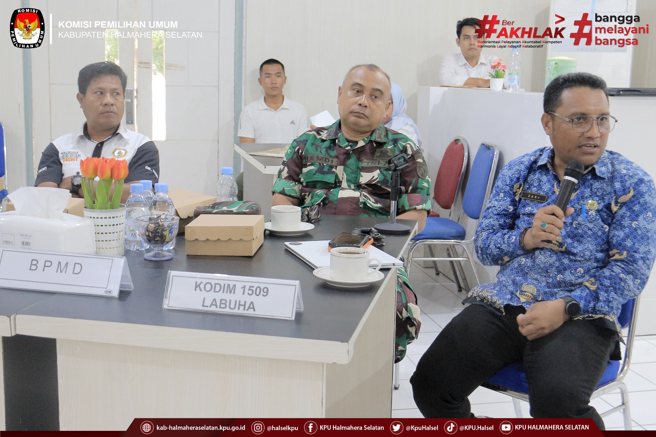 Kadis DPMD hadiri rapat pleno DPB KPU Halsel