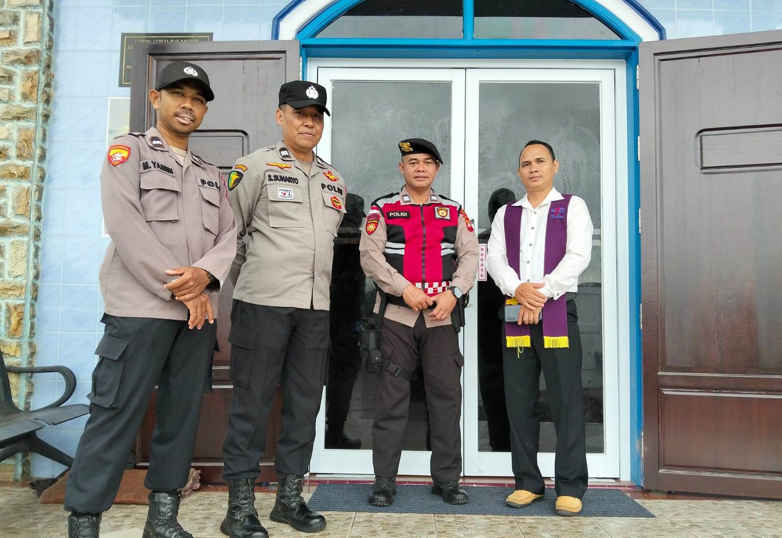 Suasana Khidmat Paskah di Sanggau Terjaga Berkat Pengamanan Kepolisian