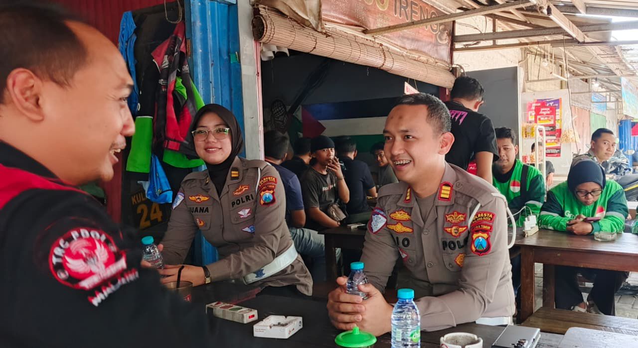 Polresta Malang Kota Rangkul Komunitas Ojol Waspadai Dampak Isu Global*