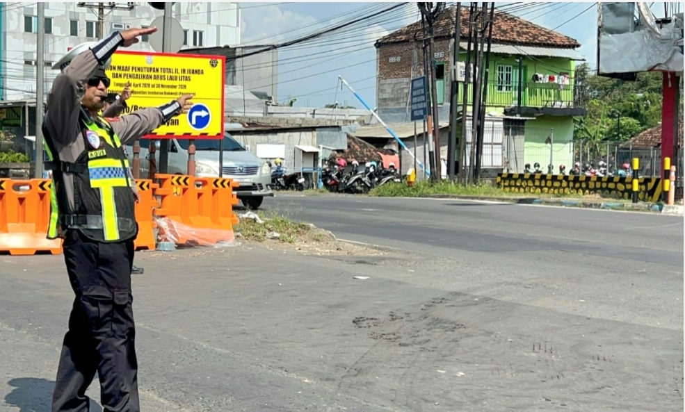 Polres Pasuruan Kota Siapkan Jalur Alternatif Dampak Pembongkaran Jembatan Bok Wedi