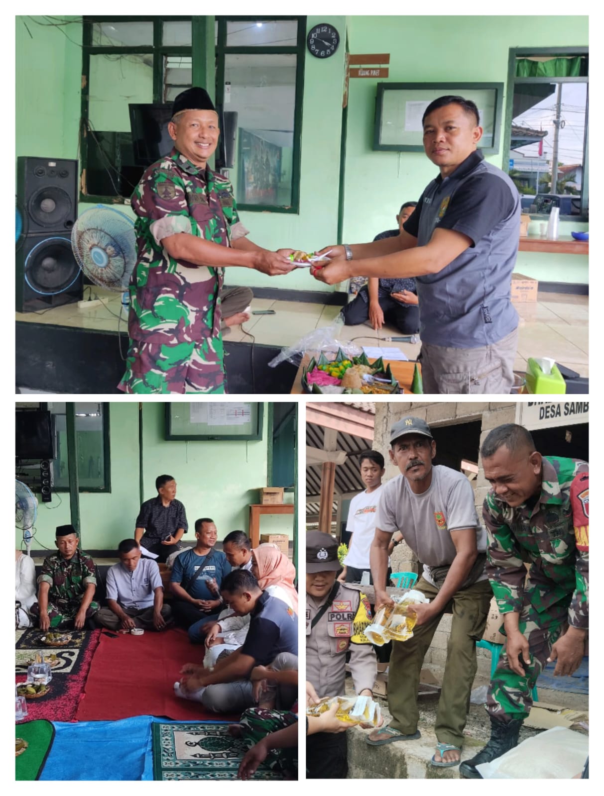 Hadir di Tengah Warga, Babinsa Sambirejo Pastikan Distribusi Bantuan Bulog Tepat Sasaran