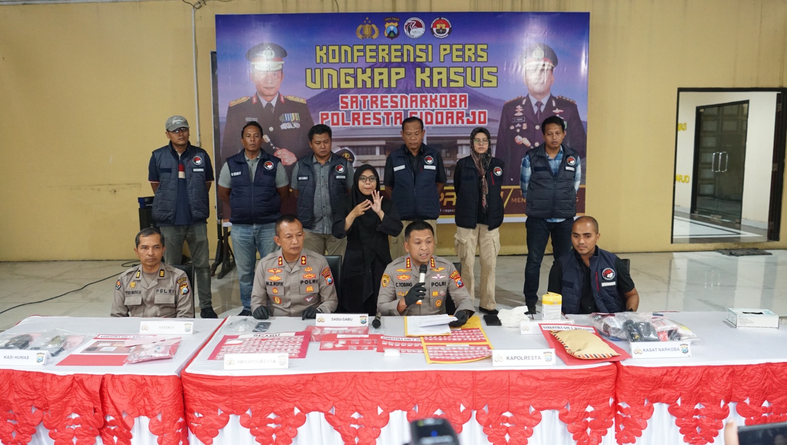Polresta Sidoarjo Ungkap 19 Kasus Narkoba Selamatkan 4000 Jiwa dari Bahaya Narkotika*