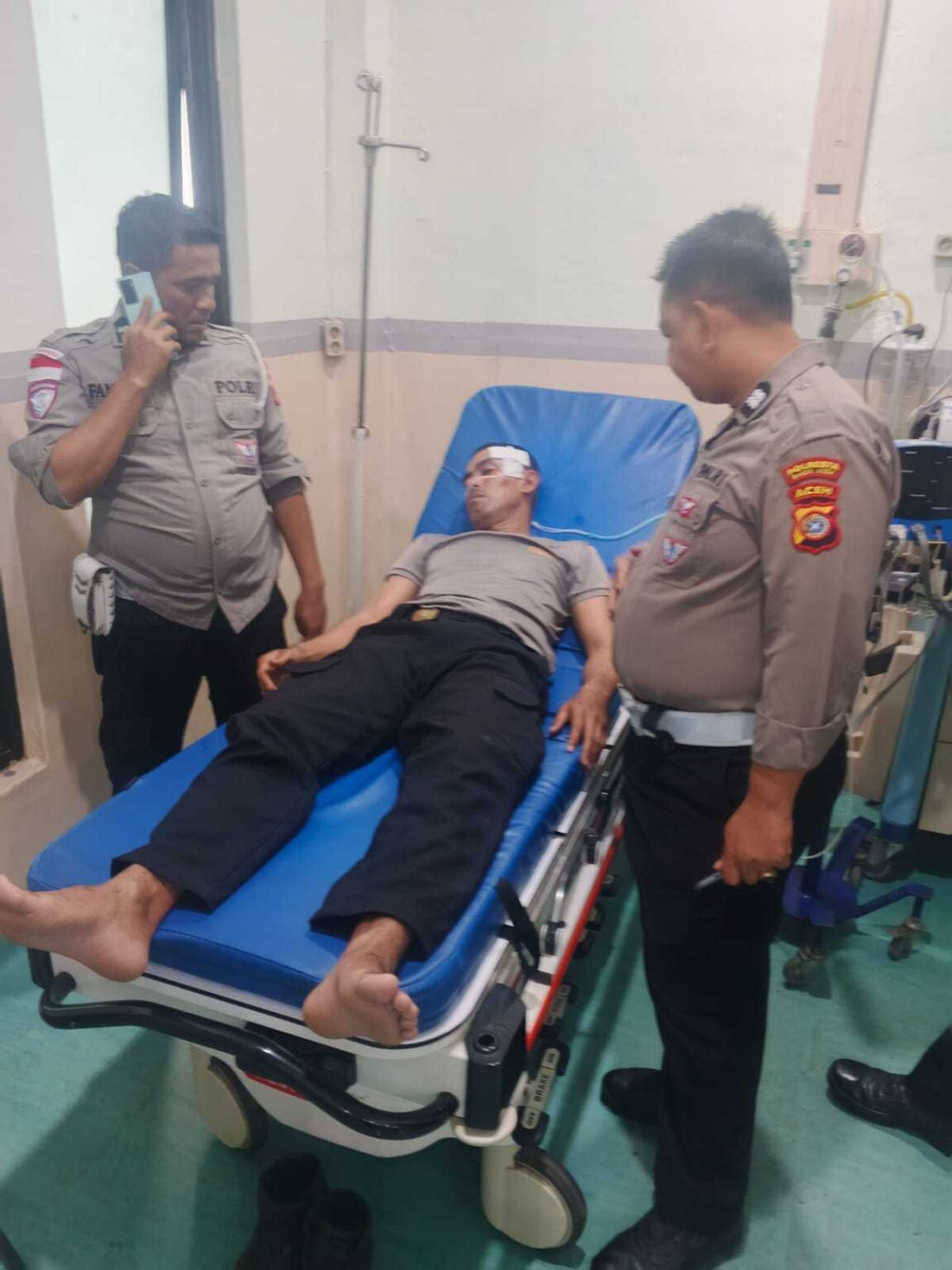Aksi Balap Liar: Salah Seorang Personil Satlantas Polresta Banda Aceh Ditabrak Anak Dibwah Umur