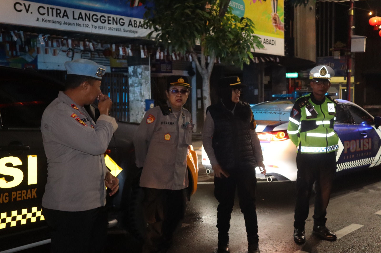 Polres Tanjungperak Gelar Patroli Skala Besar Antisipasi Kriminalitas dan Balap Liar*