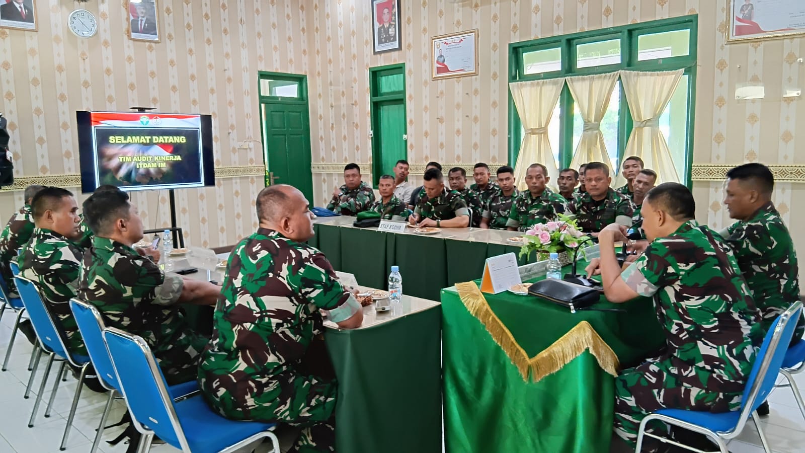 Tim Wasrik Itdam Iskandar Muda Kunjungi Kodim 0112/Sabang, Perkuat Transparansi dan Profesionalisme Kinerja