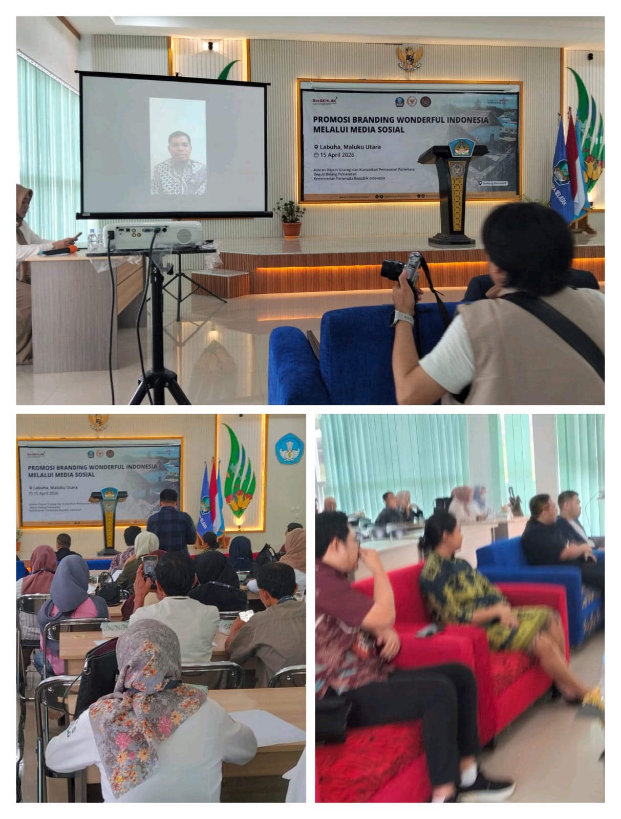 Dorong Pengembangan SDM dan Potensi Wisata, Anggota DPR RI Alqassam Kasuba Buka Pelatihan Branding ‘Wonderful Indonesia’