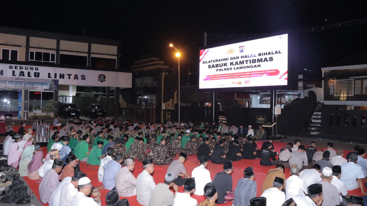 Polres Lamongan Perkuat Sinergi Dengan Masyarakat Lewat “Sabuk Kamtibmas”