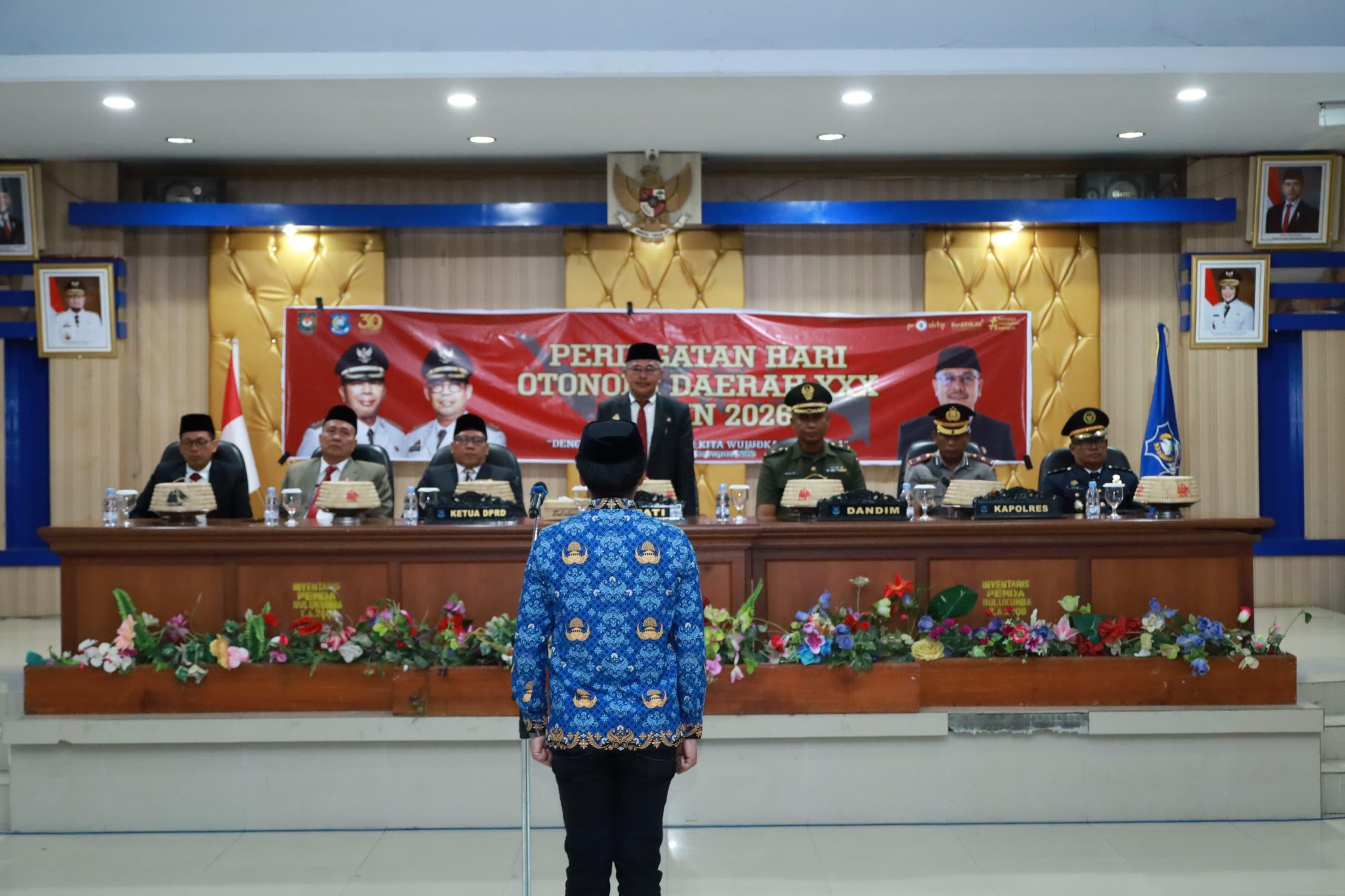 Hujan Pagi Tak Halangi Khimatnya Upacara Otda Bulukumba di Ruang Pola