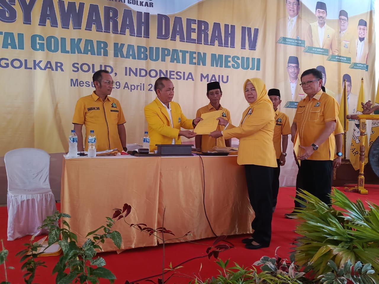 Usung Slogan “Golkar Solid, Indonesia Maju”, DPD II Golkar Mesuji Gelar MUSDA Ke-4.