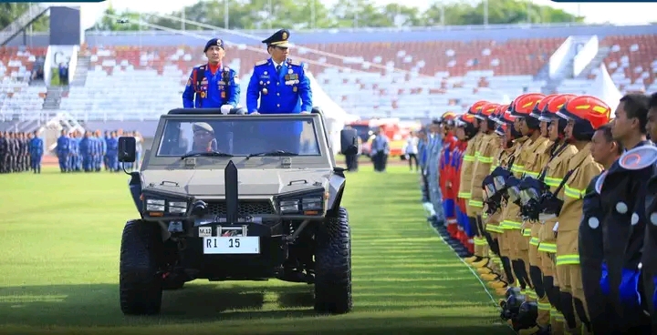 Pemkab Humbahas Hadiri Puncak HUT ke-107 Damkar, ke-76 Satpol PP dan ke-64 Satlinmas di Palembang