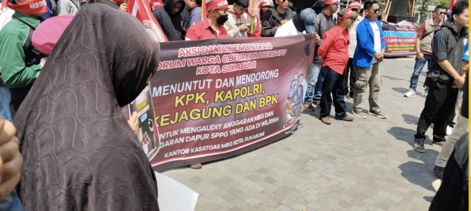 Forum Warga Cibeureum Bersatu Gelar Aksi Damai, Desak Audit Anggaran MBG dan Dapur SPPG di Kota Sukabumi
