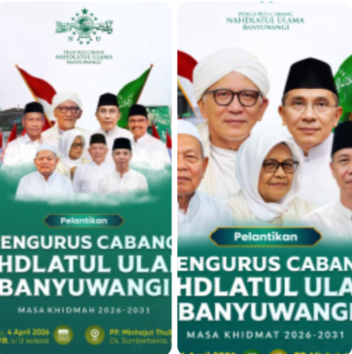 Lengkap! Ini Susunan Pengurus PCNU Banyuwangi 2026–2031 yang Dilantik 4 April