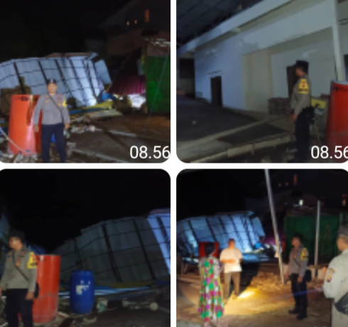 Ruko Ambruk Diterjang Pergerakan Tanah di Mukok, Kerugian Capai Rp1,5 Miliar Tanpa Korban Jiwa