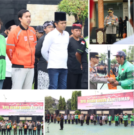 Apel Besar Sabuk Kamtibmas 2026 Polresta Banyuwangi Satukan Elemen Masyarakat Jaga Keamanan