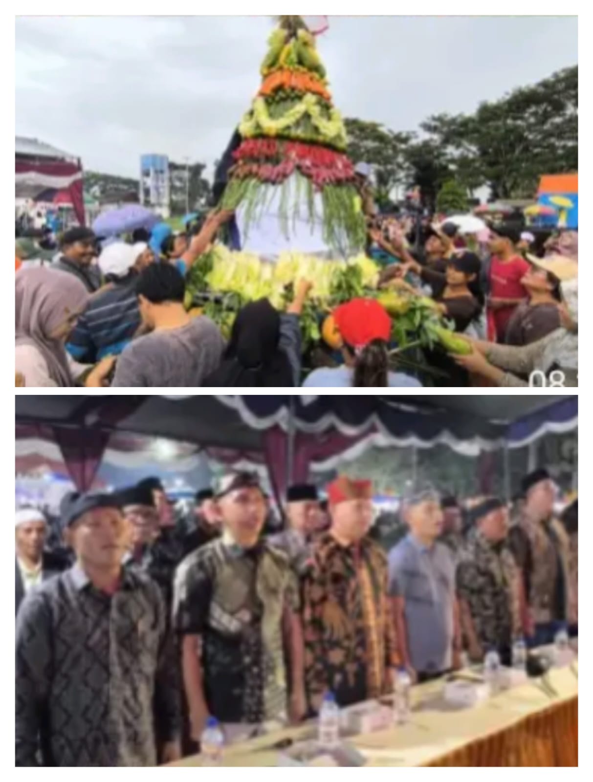 Wujud Syukur Kebersamaan Bersih Desa dan HUT ke-29 Sumbermulyo: Menghidupkan Tradisi Leluhur Arak – Arakan Gunungan, Warga Tetap Semangat 