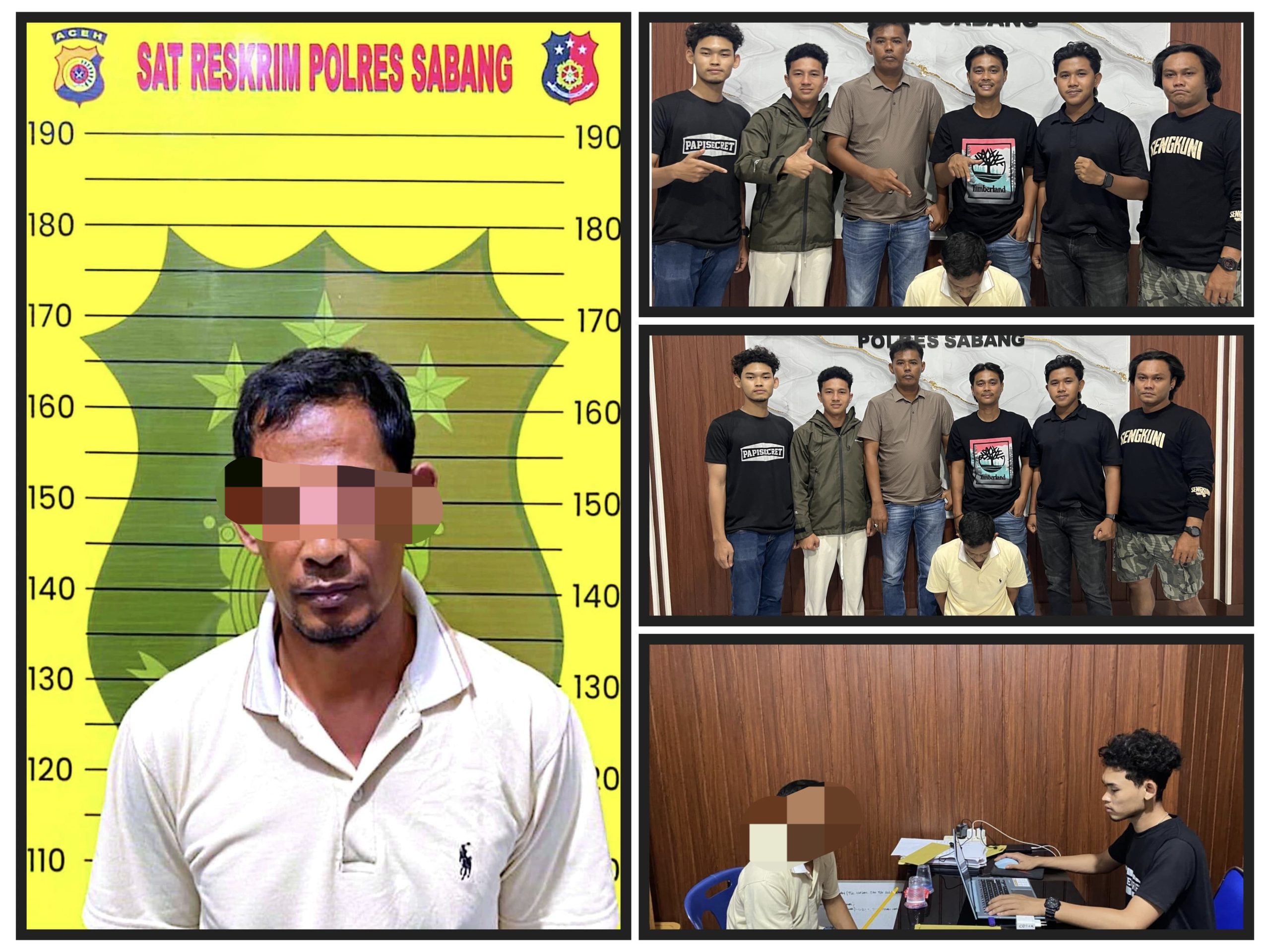 Sat Reskrim Polres Sabang Tangkap Pelaku Pencurian.