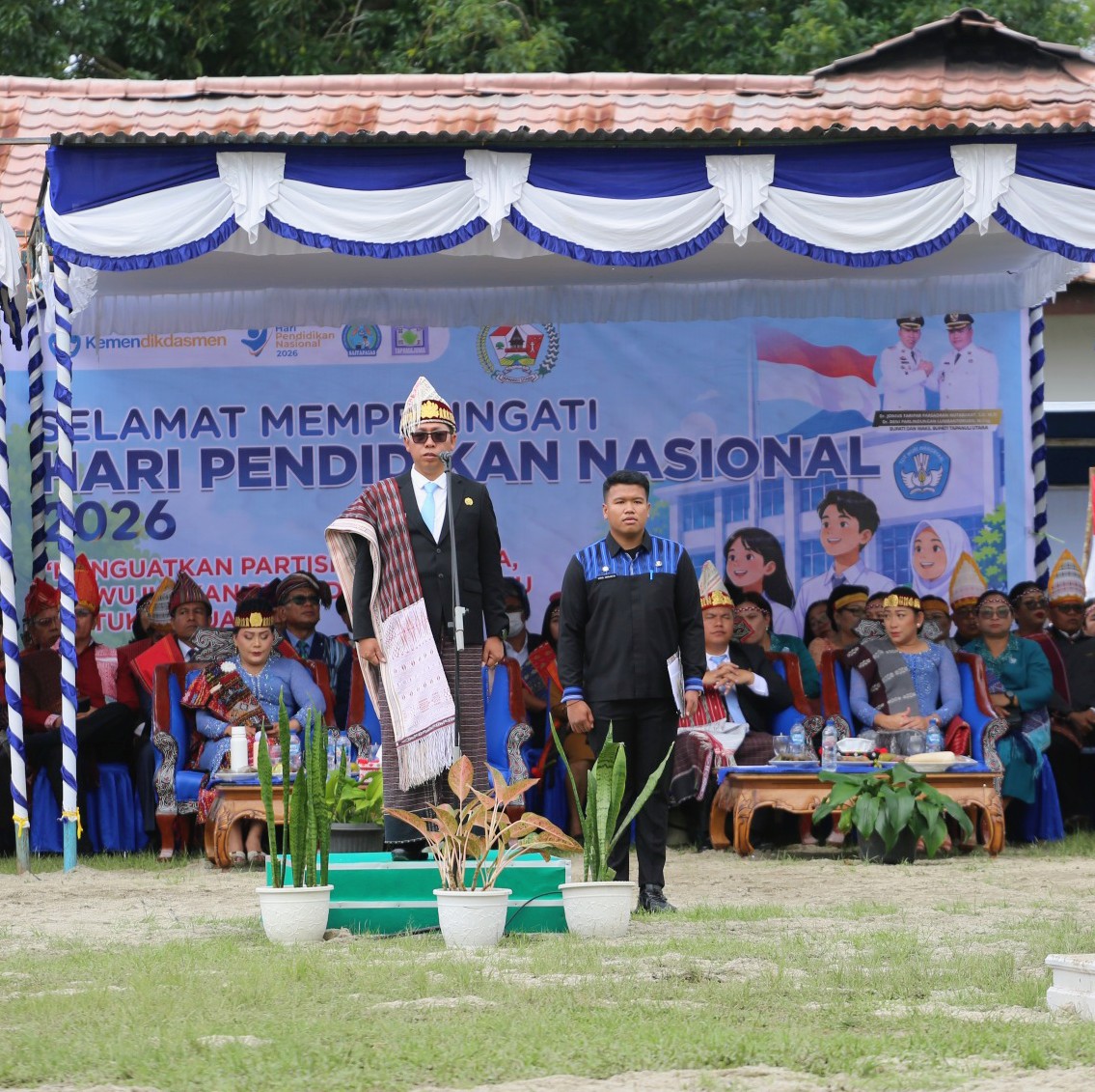 ‎Hardiknas di Siborongborong: Bupati Taput Tegaskan Pendidikan Karakter Prioritas Utama Hadapi Era AI  ‎