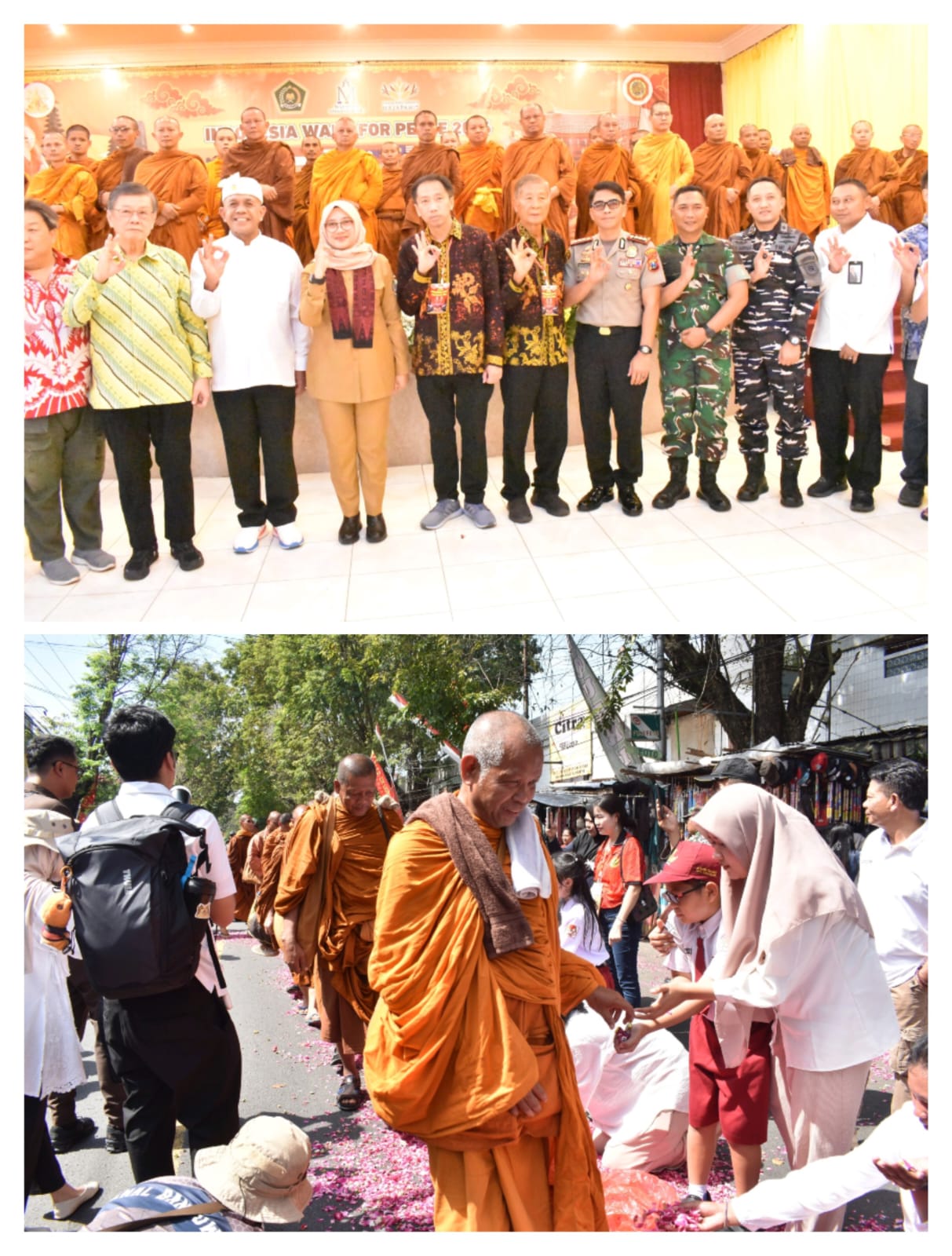 Dandim 0825/Banyuwangi Hadiri Pelepasan Indonesia Walk for Peace 2026, Pesan Damai Menggema dari Banyuwangi ke Borobudur