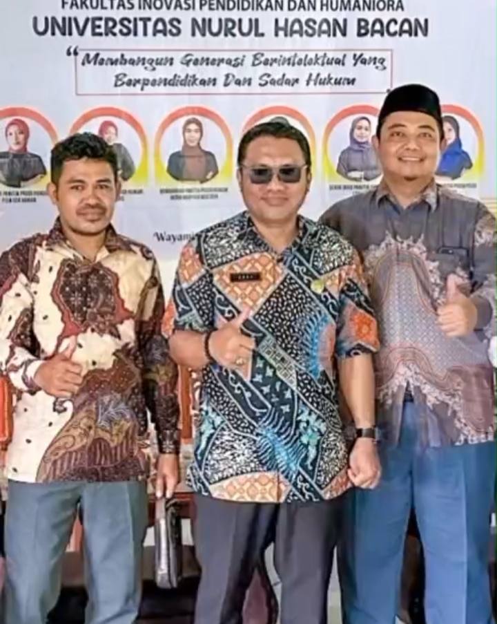 Universitas Nurul Hasan bacan dan Pemkab Halsel Agendakan Undang Prof Edi Beri Kuliah Umum.