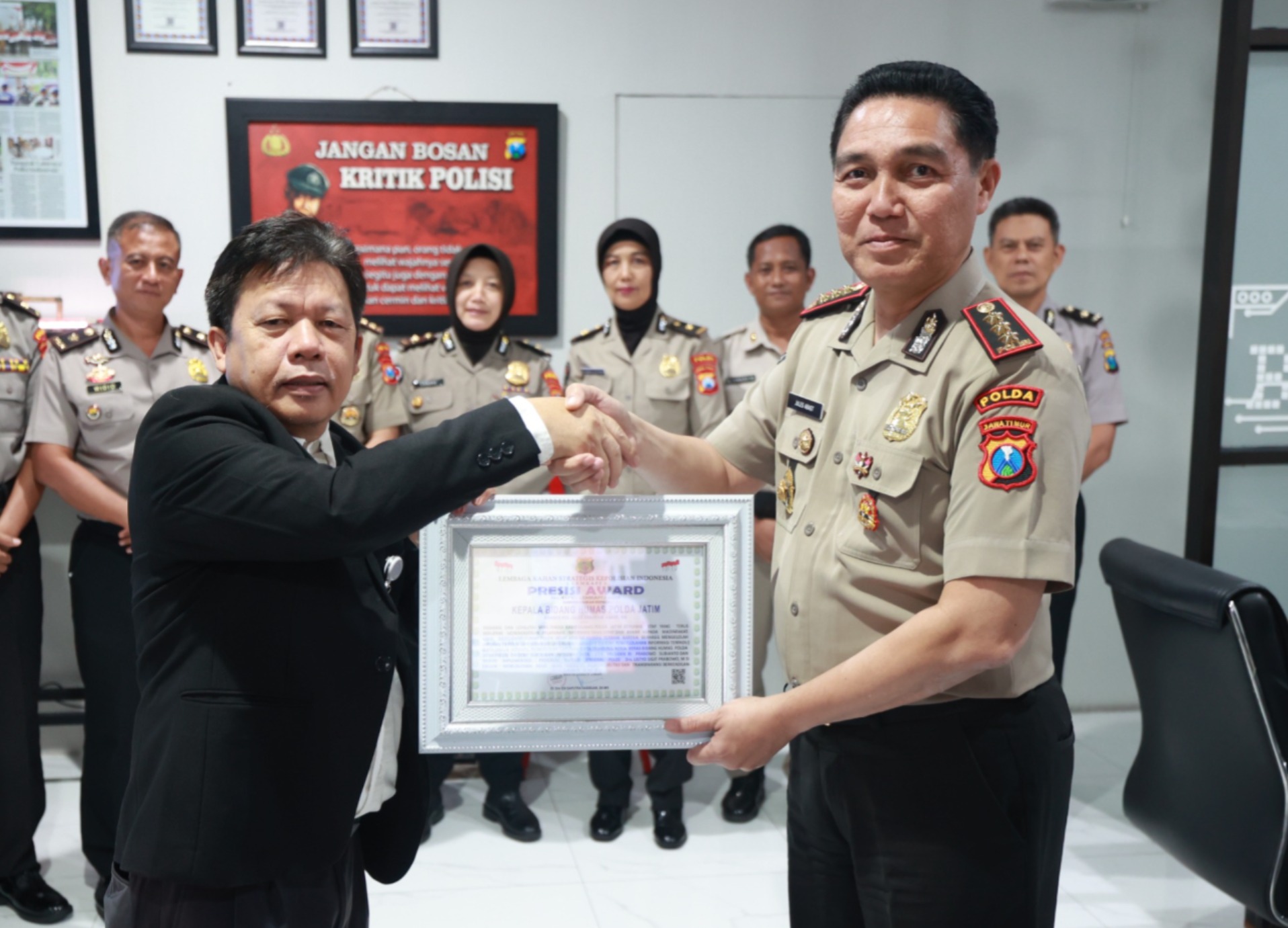 Lemkapi Apresiasi Bidhumas Polda Jatim, Cepat dan Tepat Sajikan Informasi Publik*