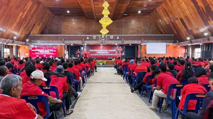 Wakil Bupati Tapanuli Utara Hadiri Musancab PDI Perjuangan Kabupaten Tapanuli Utara