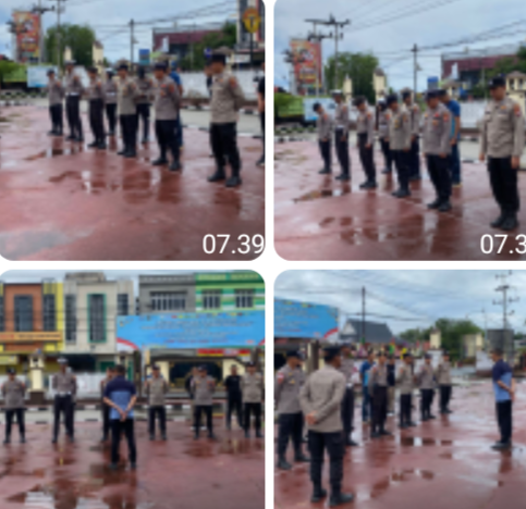 Apel Kesiapan Pleton Siaga Regu VIII Polres Sanggau, Tegaskan Disiplin dan Respons Cepat Hadapi Situasi Kamtibmas