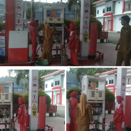 TERA ULANG POMPA UKUR BBM DI SPBU PERTAMINA KATANGKA, UNIT METRO LEGAL PASTIKAN TAKARAN 20 LITER PAS*