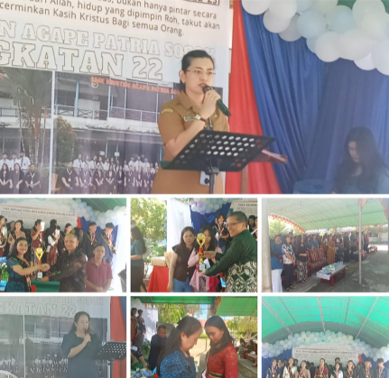 SMK KRISTEN AGAPE SOSOK TAYAN HULU IBADAH SYUKUR KELULUSAN SISWA/ SISWI DAN PELEPASAN.