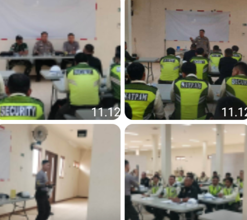 Polsek Tayan Hilir Latih Puluhan Security PT ICA, Tingkatkan Profesionalisme dan Standar Pengamanan Perusahaan
