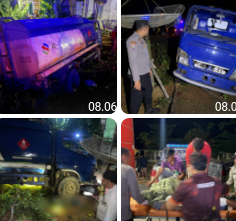 Truk Tangki Terguling di Jalan Trans Kalimantan Toba, Sopir Meninggal Dunia Usai Terlindas Kendaraan
