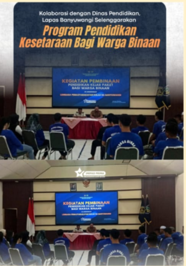 Perkuat Pendidikan Warga Binaan, Lapas Banyuwangi Jalin Sinergi dengan Dinas Pendidikan
