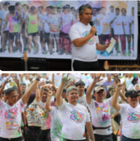‎Colour Run Sukses Sedot Ratusan Peserta, Pemkab Taput Komit Dukung Event Pariwisata Berkelanjutan